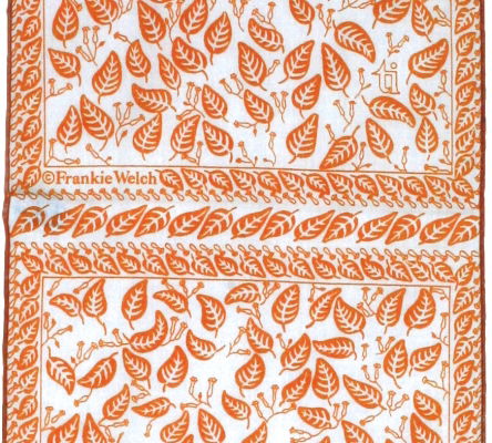 Frankie Welch Tobacco Institute scarf, 1978, cotton.