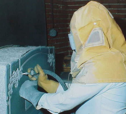 Sandblaster, Granite Industry