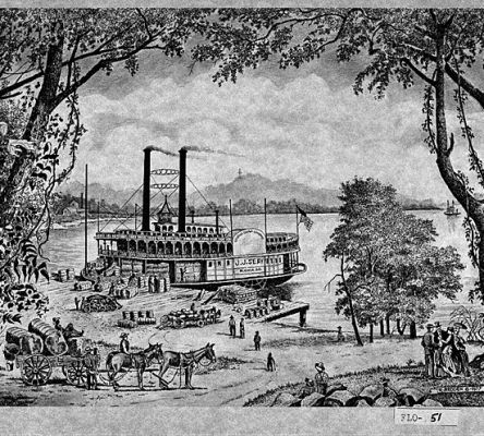 Steamship in Floyd County