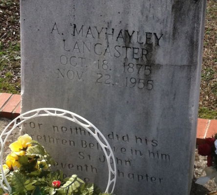 Mayhayley's Grave