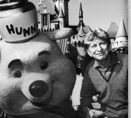 Sterling Holloway with Winnie the Pooh
