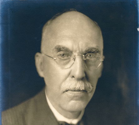 Walter McElreath portrait with coat and tie